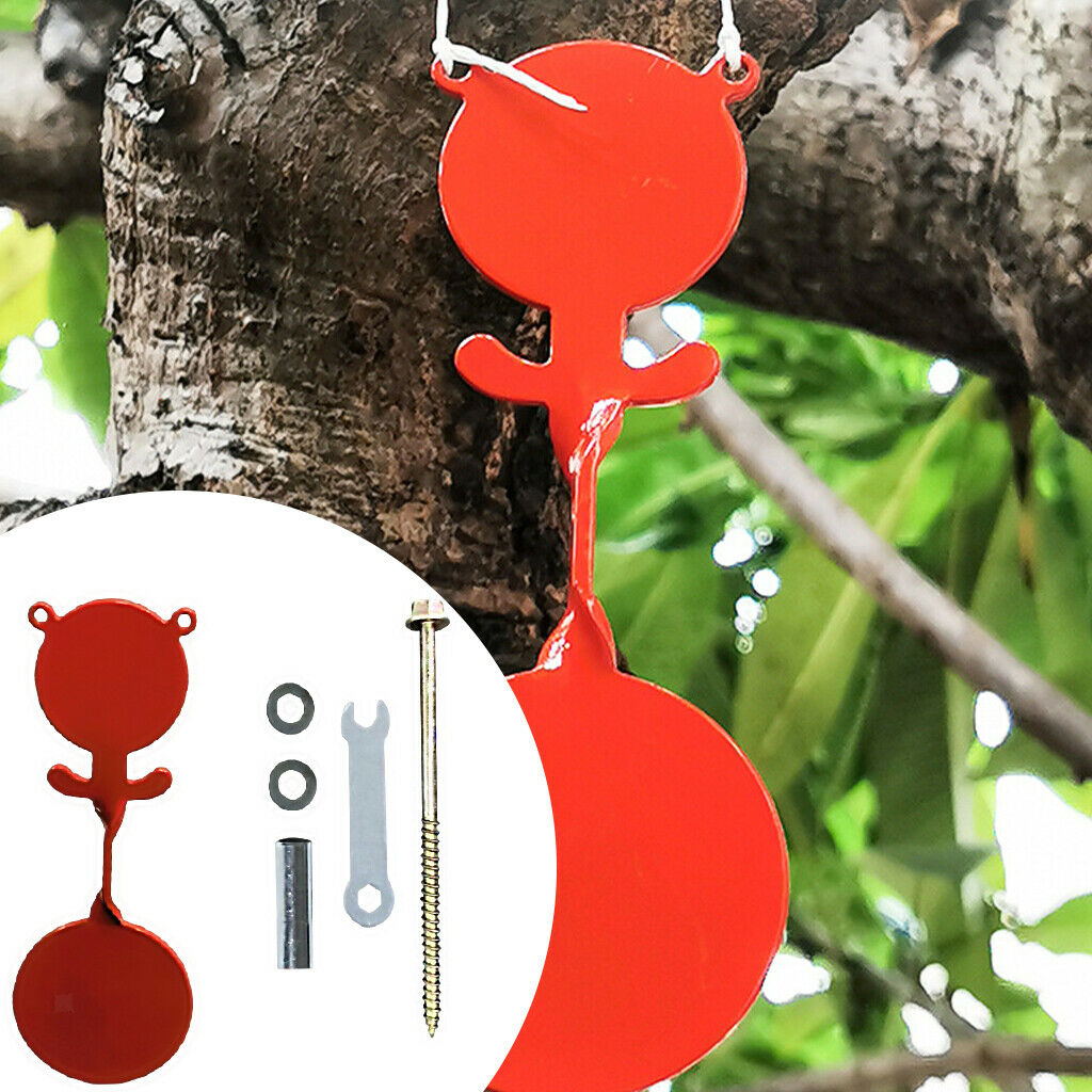 Solid Resetting Target Trainer Stainless Steel Durable Shooting Target Spinner