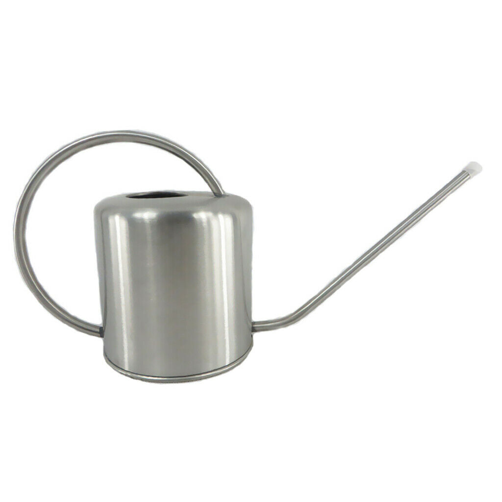 Watering Pot Stainless Steel Watering Can 1500ML Long Mouth Sprinkling Pot
