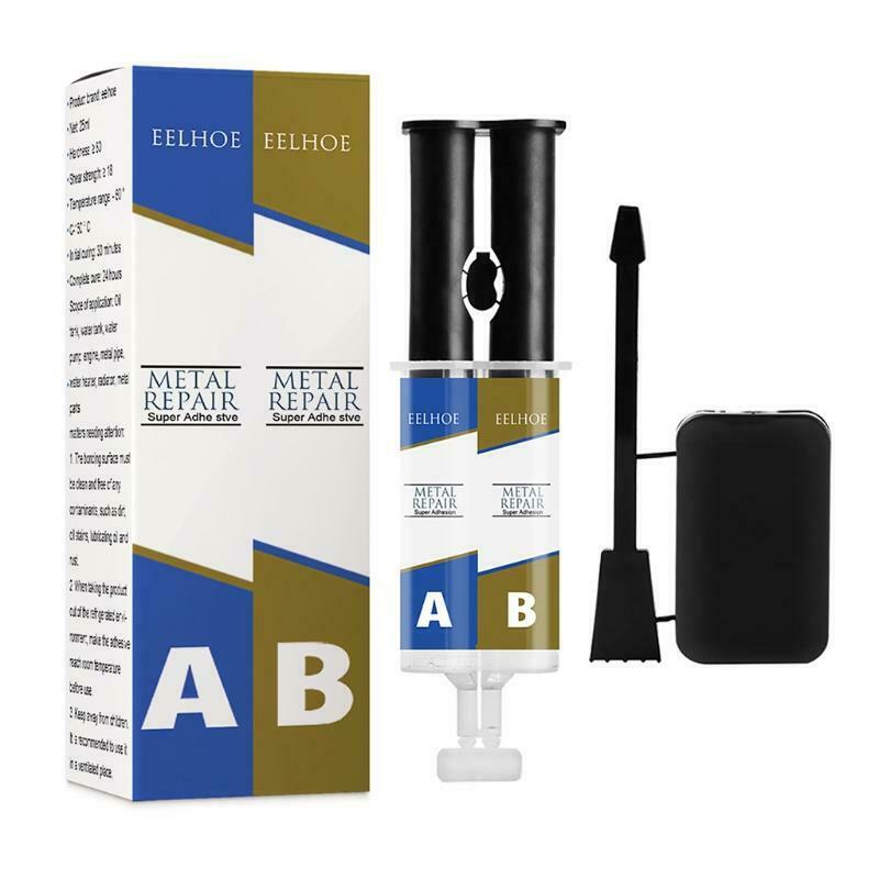 2Pcs A+B Glue Leakage Plugging Welding Glue Super Glue High-efficiency Adhesive