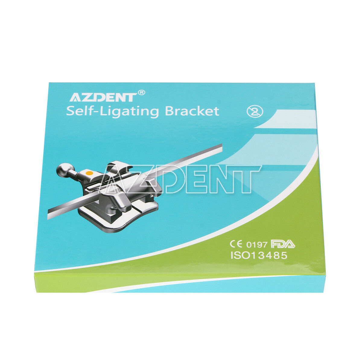 3 X Dental Ortho Self-Ligating Brackets Mini Roth.022 Hooks 345 Active AZDENT