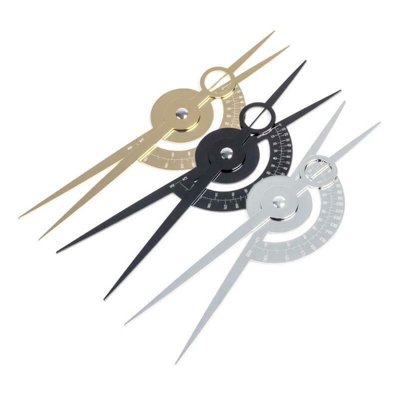3pcs Multi-purpse Metal Eyebrow Positioning Stencils Rulers Set Randomly Colors