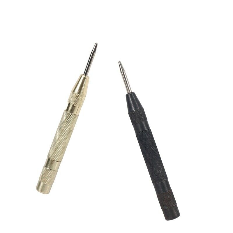 3 Pcs Automatic Center Punch Tool, 5 Inch Sp Loaded Crushing Hand Tool With CuR3