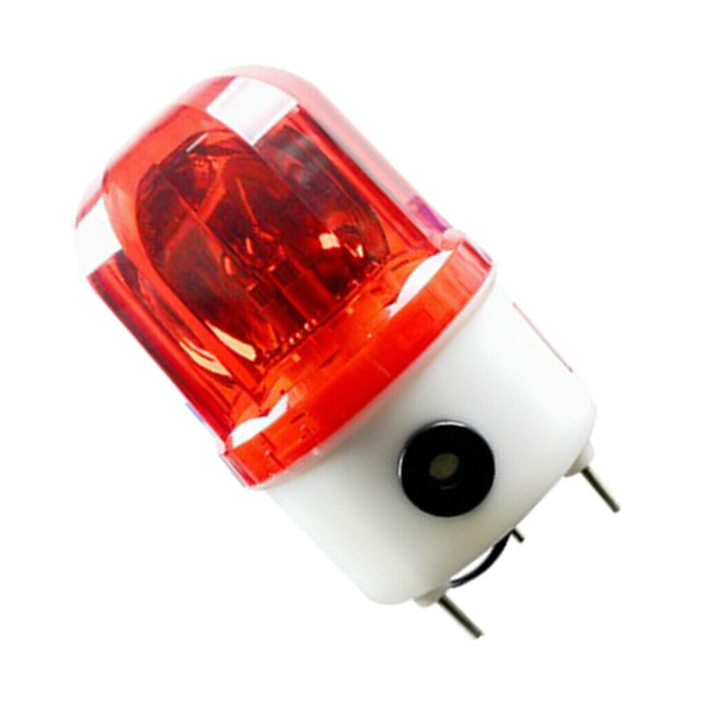 Set of 2 LED Warning Light AC220V Rotating Beacon Emergency Warning 110db