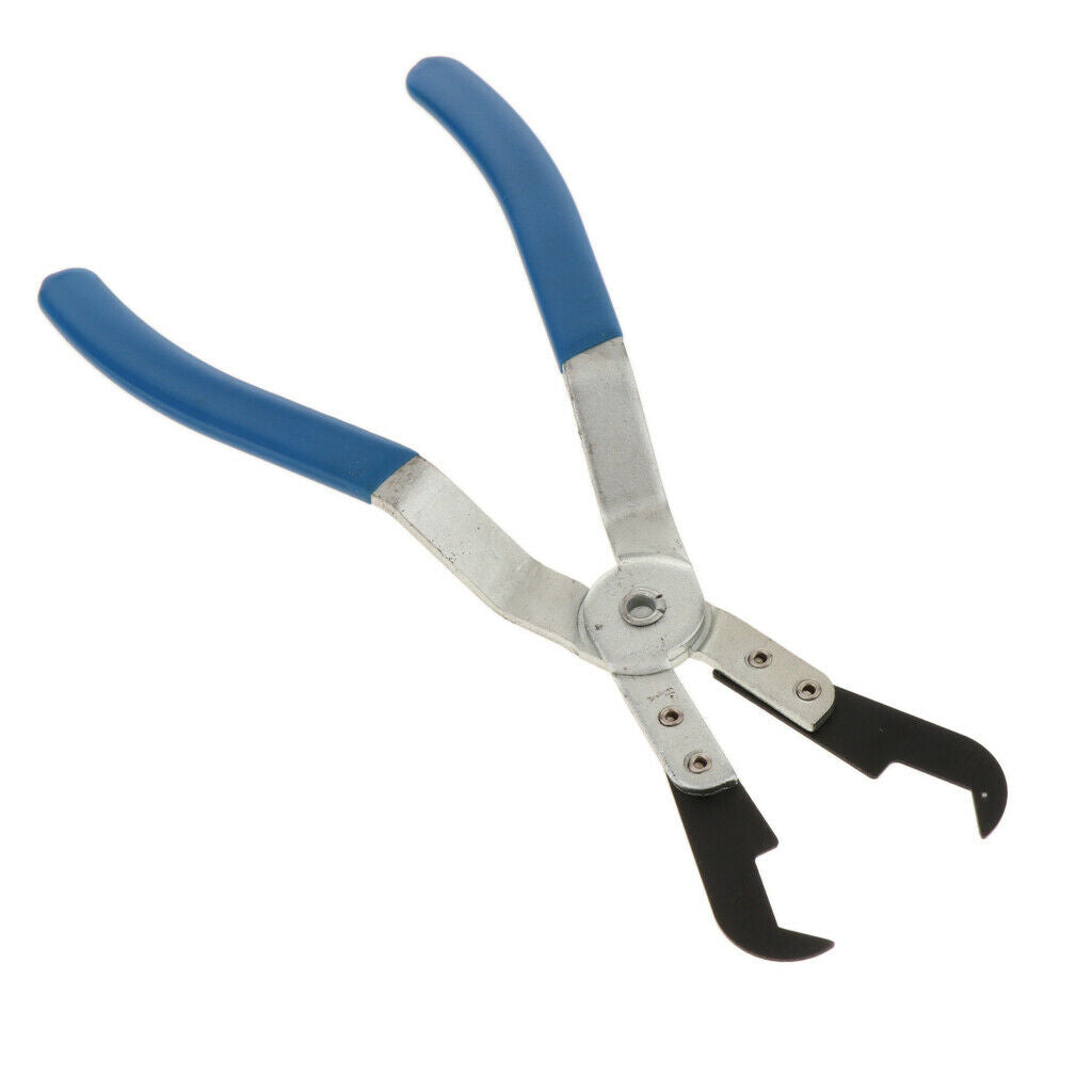 Car Blue 50# Steel Automotive Fastener Repair Plier Tool :Flat Bit Tongs