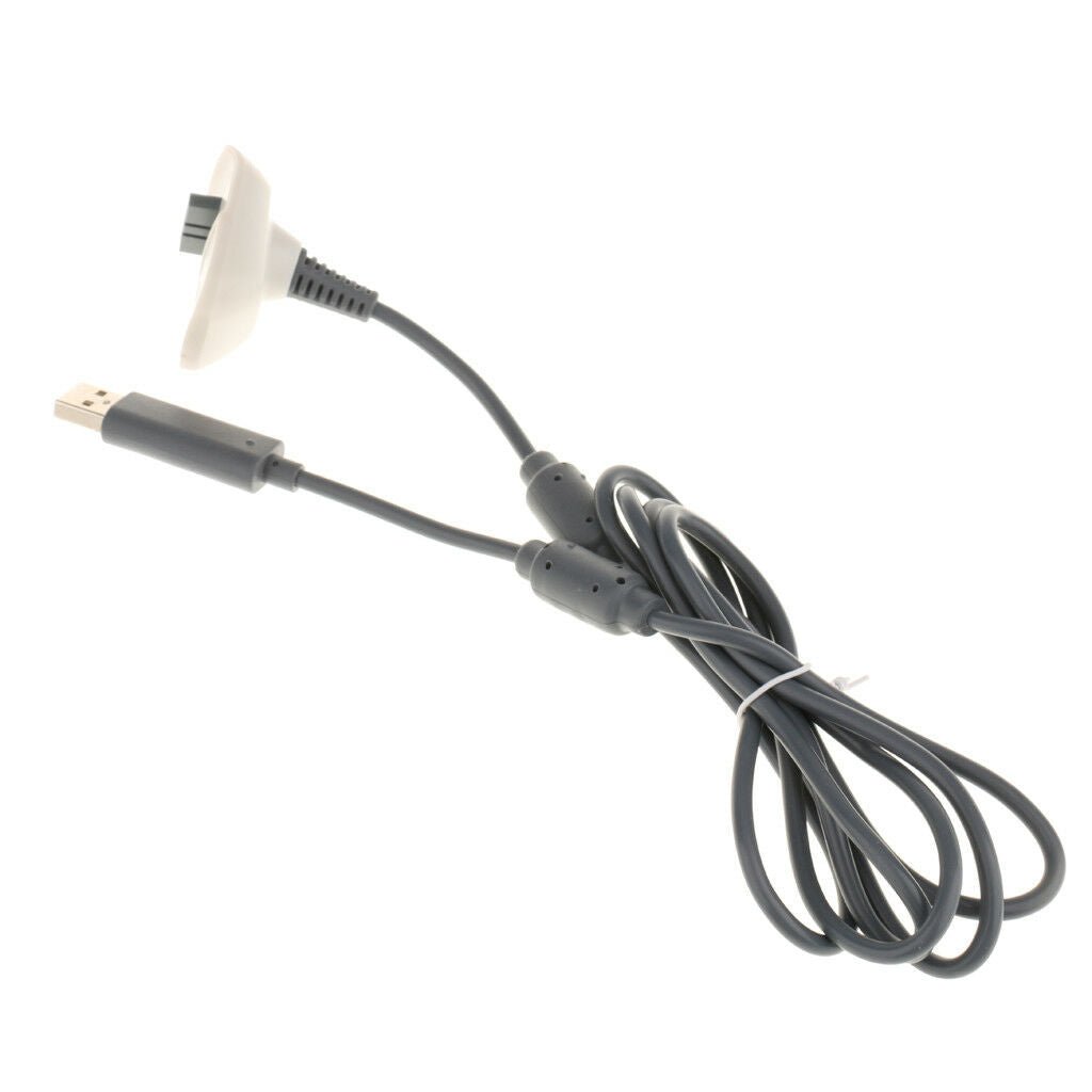 1.8m Charging Cable Cord USB Charger for Microsoft   360 Controller White