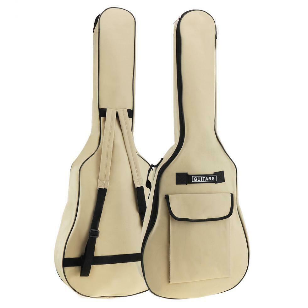 40/41'' Oxford Fabric Guitar Gig Bag Double Straps Padded Waterproof Backpack