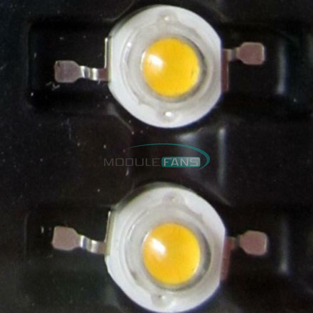 10PCS Warm White 3W Led Chip High Power LED Beads 200LM