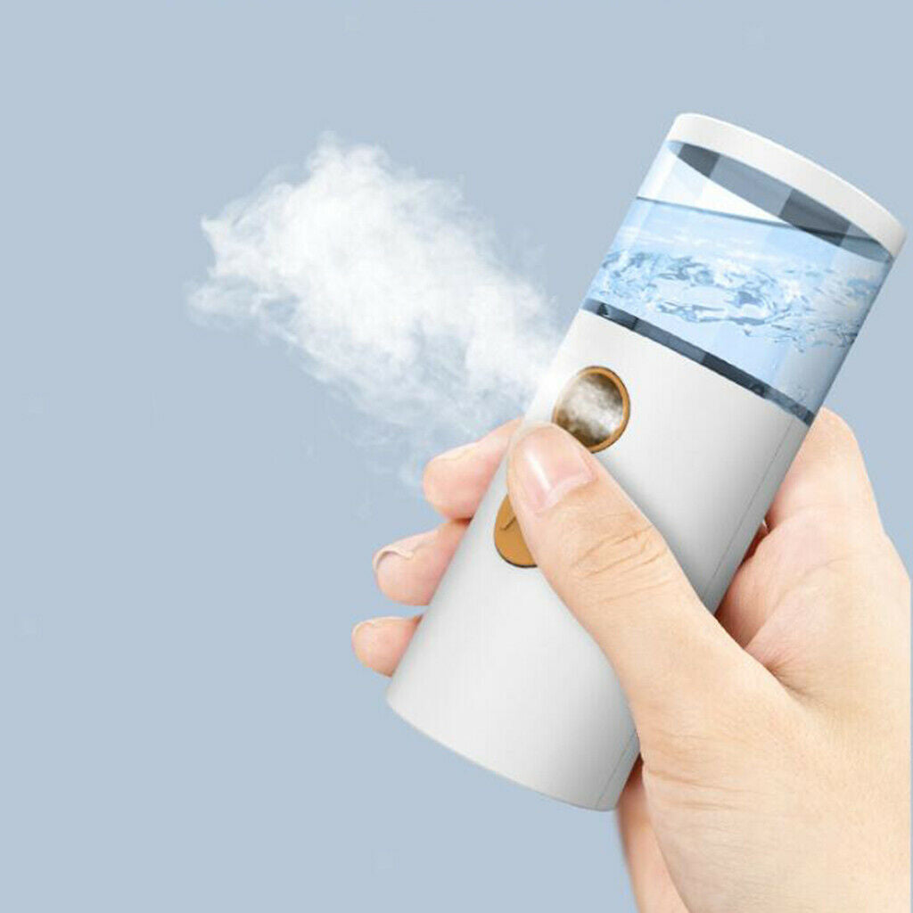 2x Ultrasonic Nano Facial Mister Face Mist Sprayer Handy Face Moisturizing