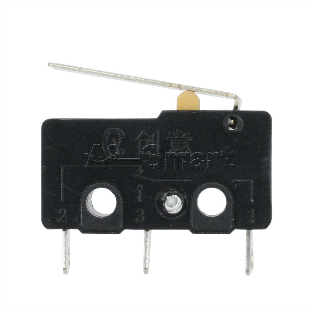 Chic 10PCS Tact Switch KW11-3Z 5A 250V Microswitch 3PIN Buckle AS
