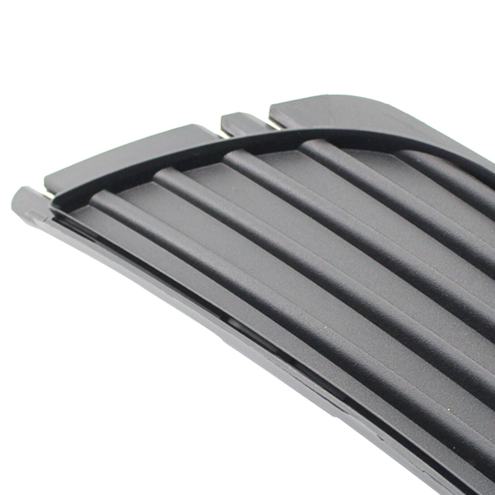 1 Piece Plastic Front Bumper Fog Left Grille Fit for Vauxhall Corsa C Black