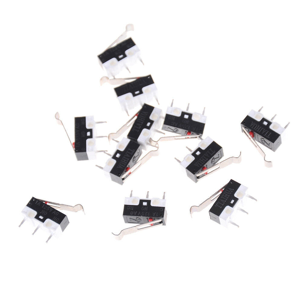 5Pcs AC 125V 1A SPDT Subminiature Micro Lever Switch Mouse Switch D Rf