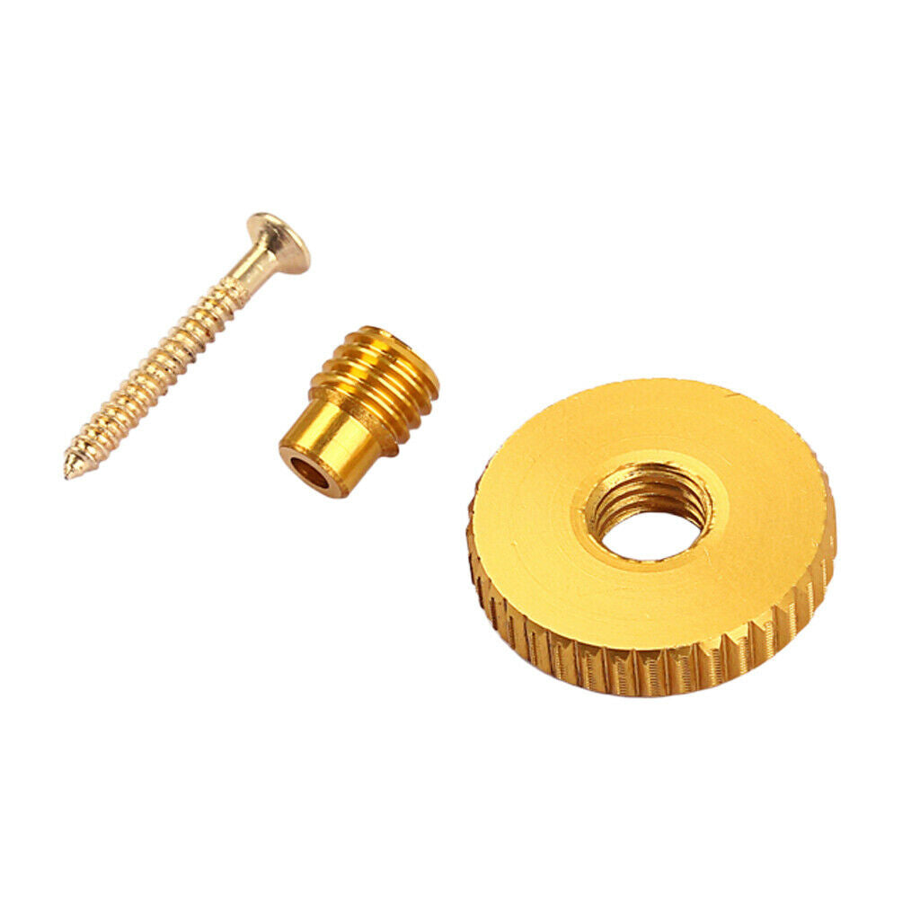 1pc Aluminum Alloy Strap Lock Button For Acoustic Electric Guitar Accessory -