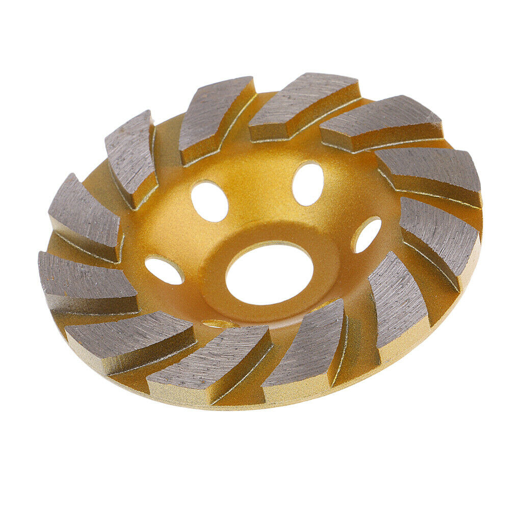 100mm 4" Diamond Grinding Cup Wheel Segment Stone Concrete Sanding Grinder