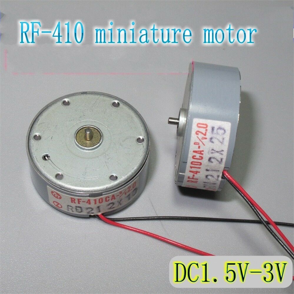 1pcs DC1.5V-3V ultra-thin movement motor RF-410 solar motor 2700~5900rpm