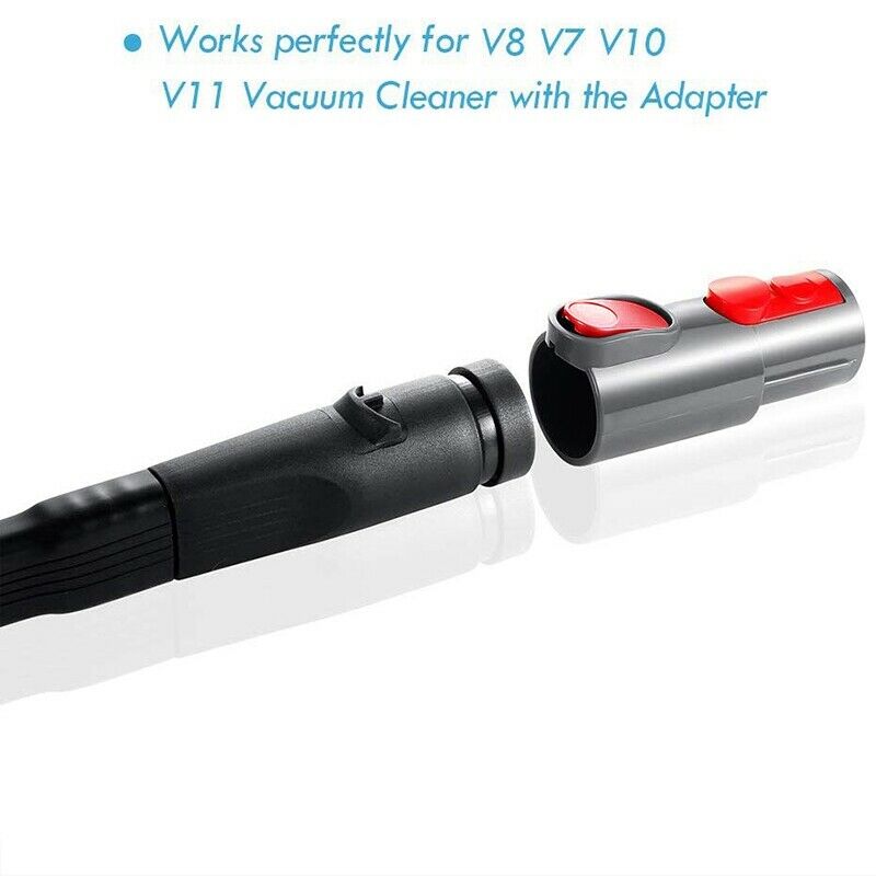2X(for Dyson V7 V8 V10 Vacuum Cleaner Hose Retractable Extension Hose Kit N8I6)