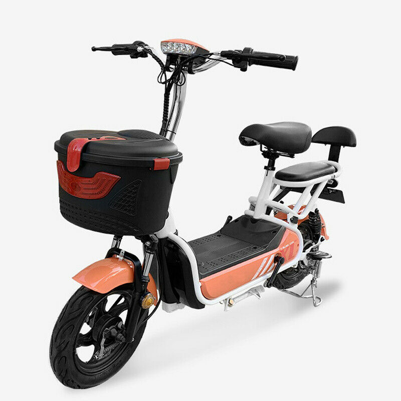 1PC Bicycle Electric Scooter Plastic Carrying Basket Front Rear Storage Bag Case