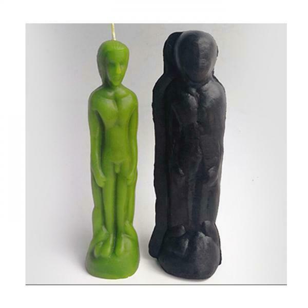 2x Male Female Shape Candle Mold Soap Mould for Handmade Candle Making Craft