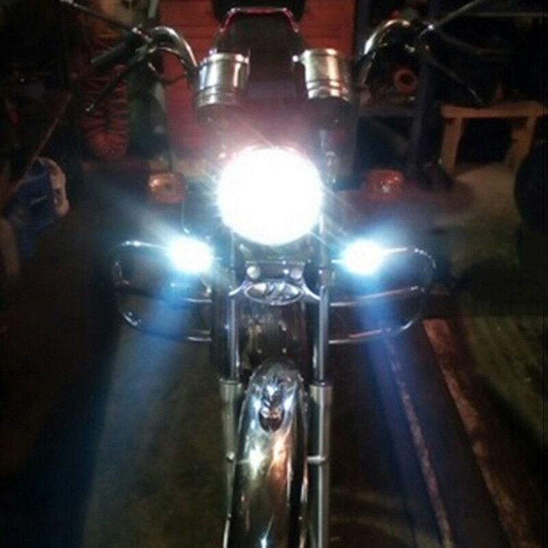 2 Pcs 10W LED Lamp Grille Reversing Tail Fog Work Flood Lights For Off Road