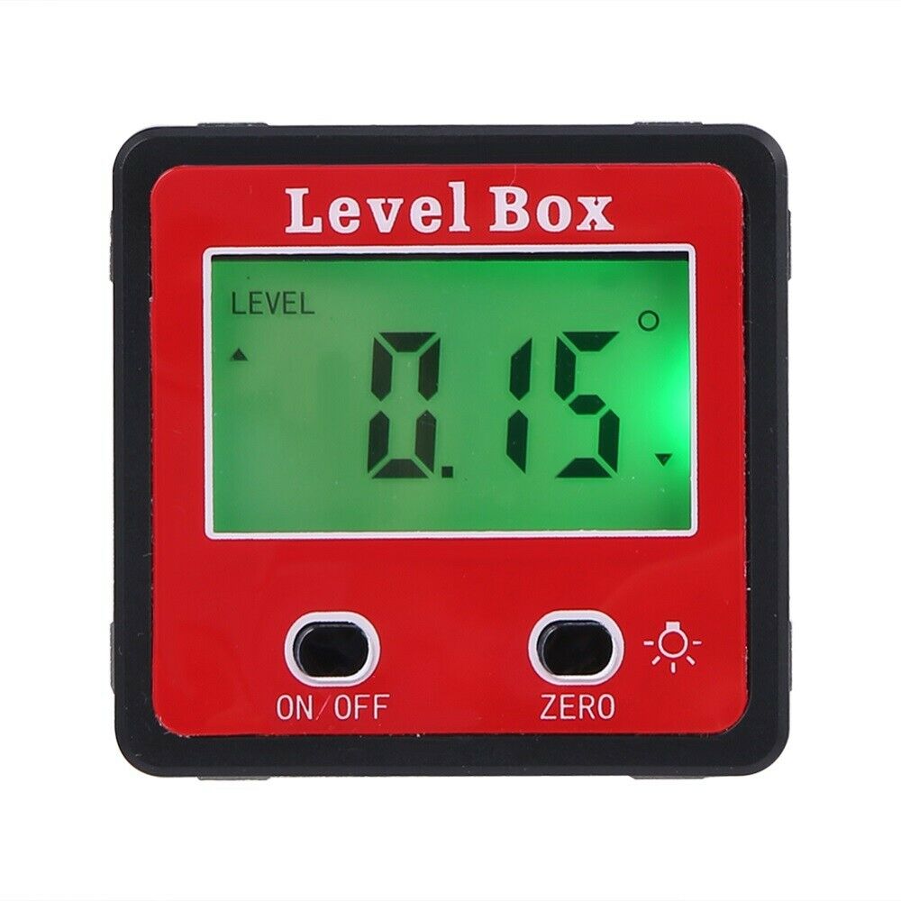 Digital Display Inclinometer Measuring Goniometer Electronic Level Angle Finder