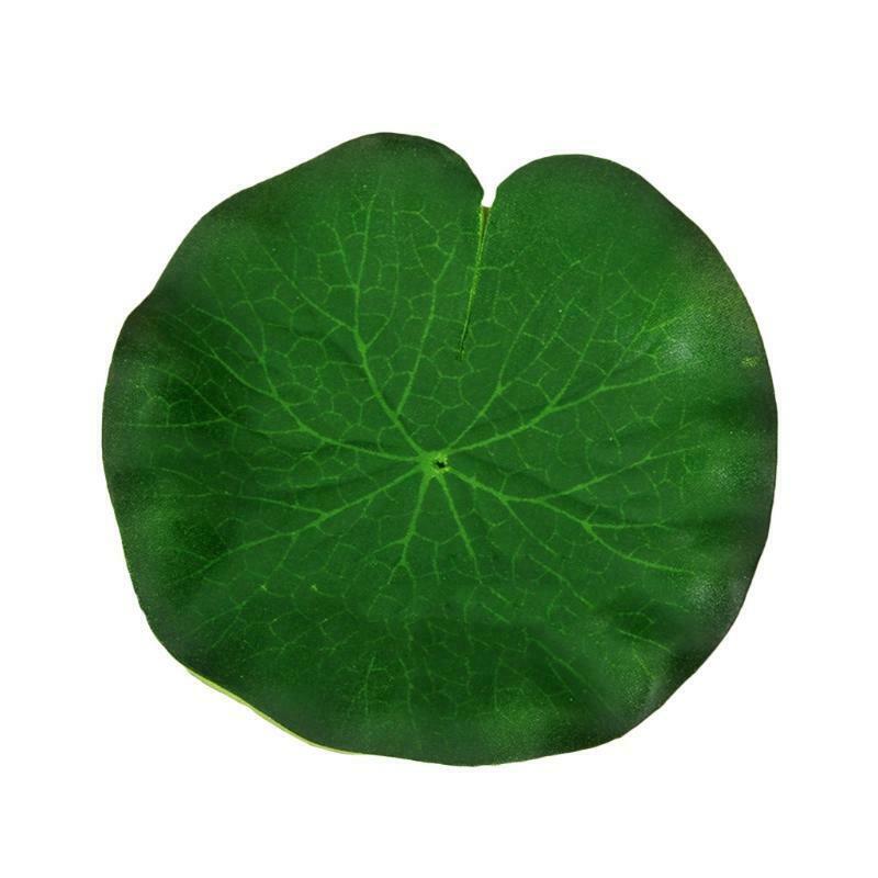 Artificial Lotus Leaves 4Pcs Floating Garden Decoration for Pond Multiple Sizes
