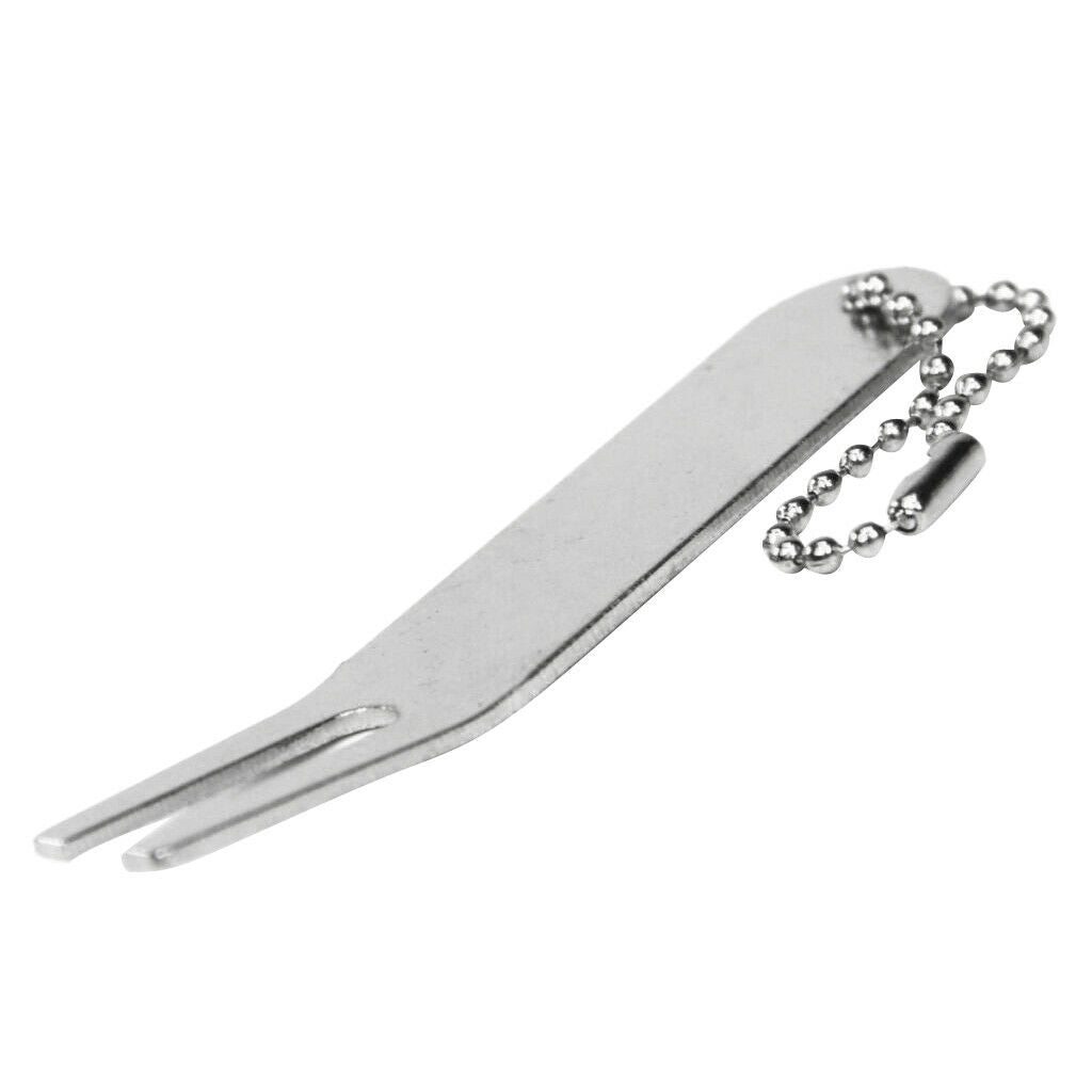 Zinc Alloy Golf Divot Tool Portable Lightweight Repair Fork Accessories