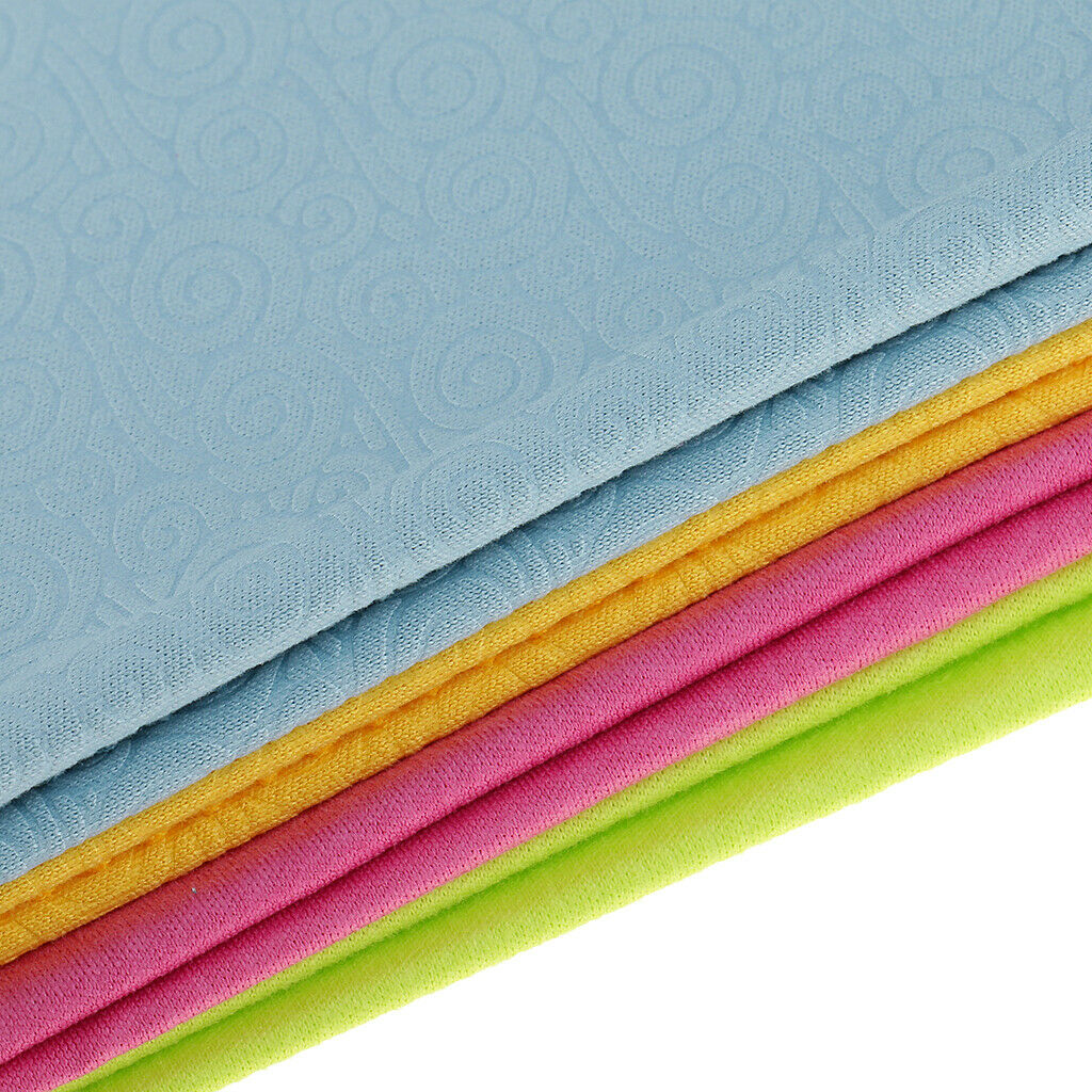 Large 4-Pack Microfiber Cleaning Cloths For Eyeglasses, Camera Lens, Cell