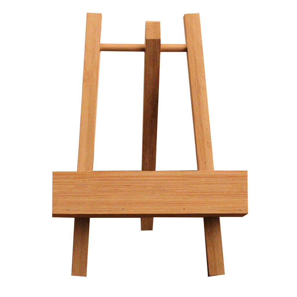 Bamboo Tea Cake Stand Photo Display Rack Plate Picture Frame Holder Easel Free