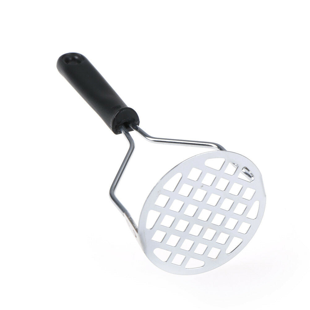 Stainless Steel Potato Egg Paste Vegetable Fruit Press Crusher Kitchen Tools TL