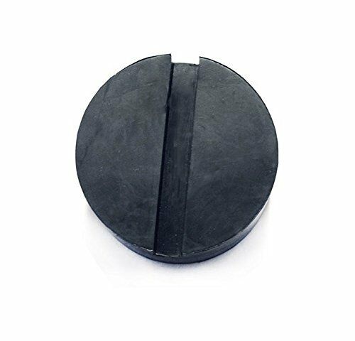 1x Slotted Frame Rail Floor Jack Disk Rubber Pad Adapter for Pinch Weld Side