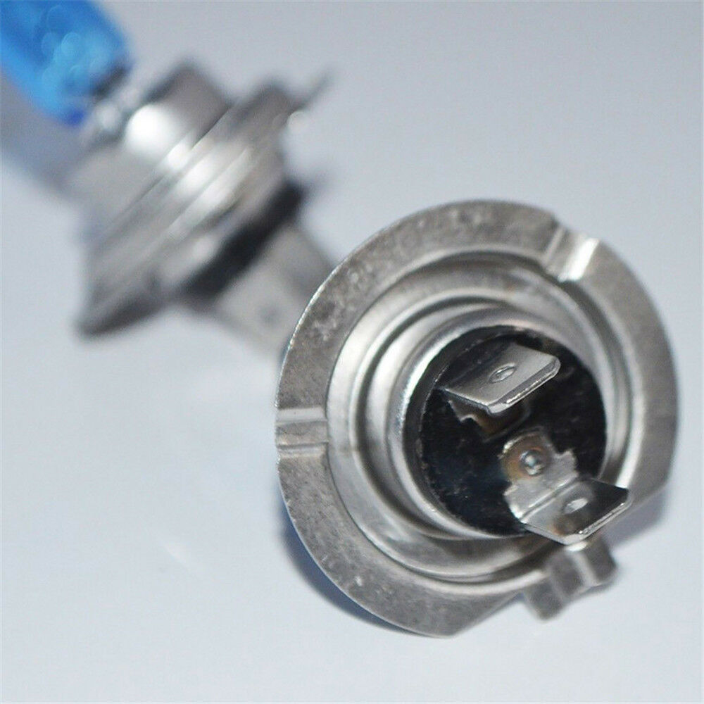 2PCS Bright White Light Lamp Bulbs 100W H7 12V 6000K Xenon Gas Halogen Headlight