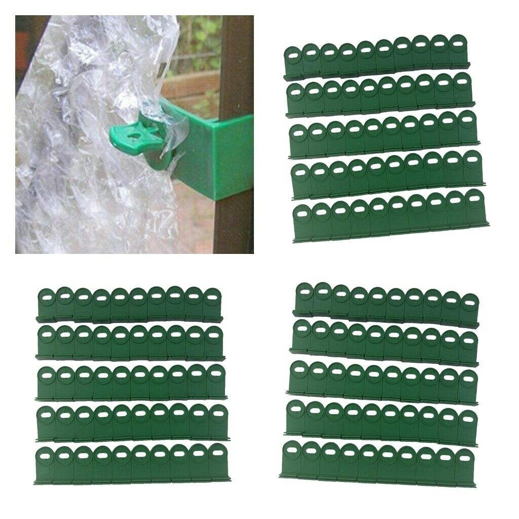 Set of 150 Super Corner Extender Clips for Greenhouse Vegetables Clips