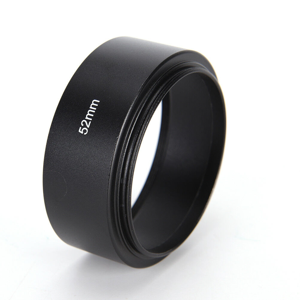 52mm metal alloy material long lens hood for Canon Nikon camera TDD