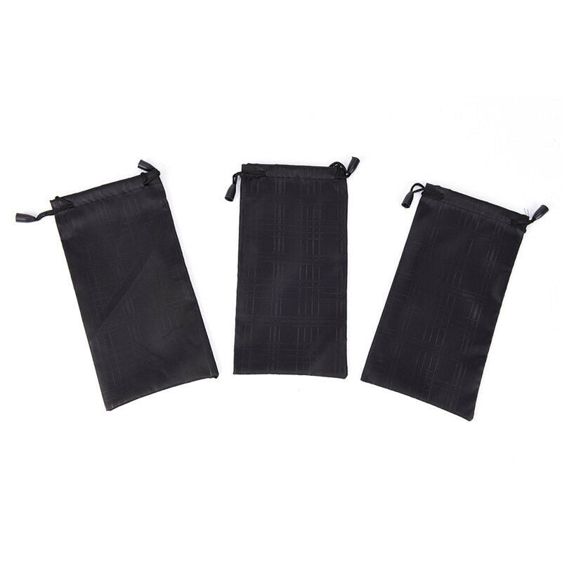 10 pcs Sunglasses Bag Soft Waterproof Cloth Glasses Pouch Sunglasses Case BDAU