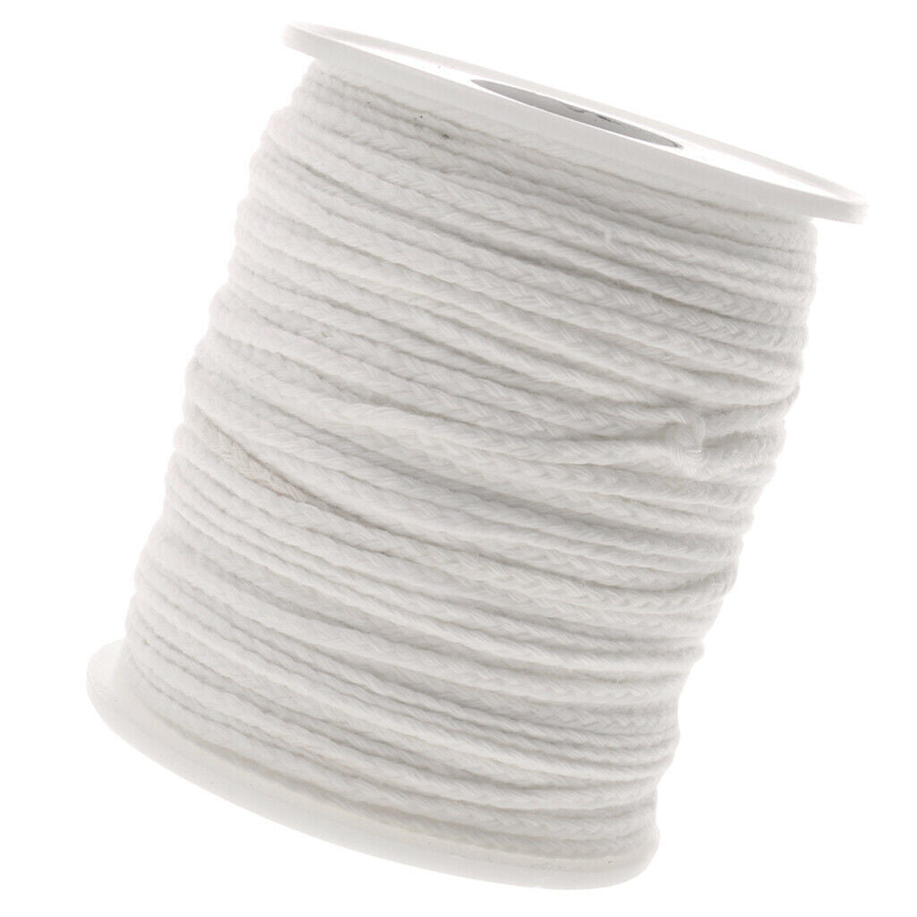 61m Natural Cotton Beeswax Candle Wicks   For DIY Candles Scented Candles