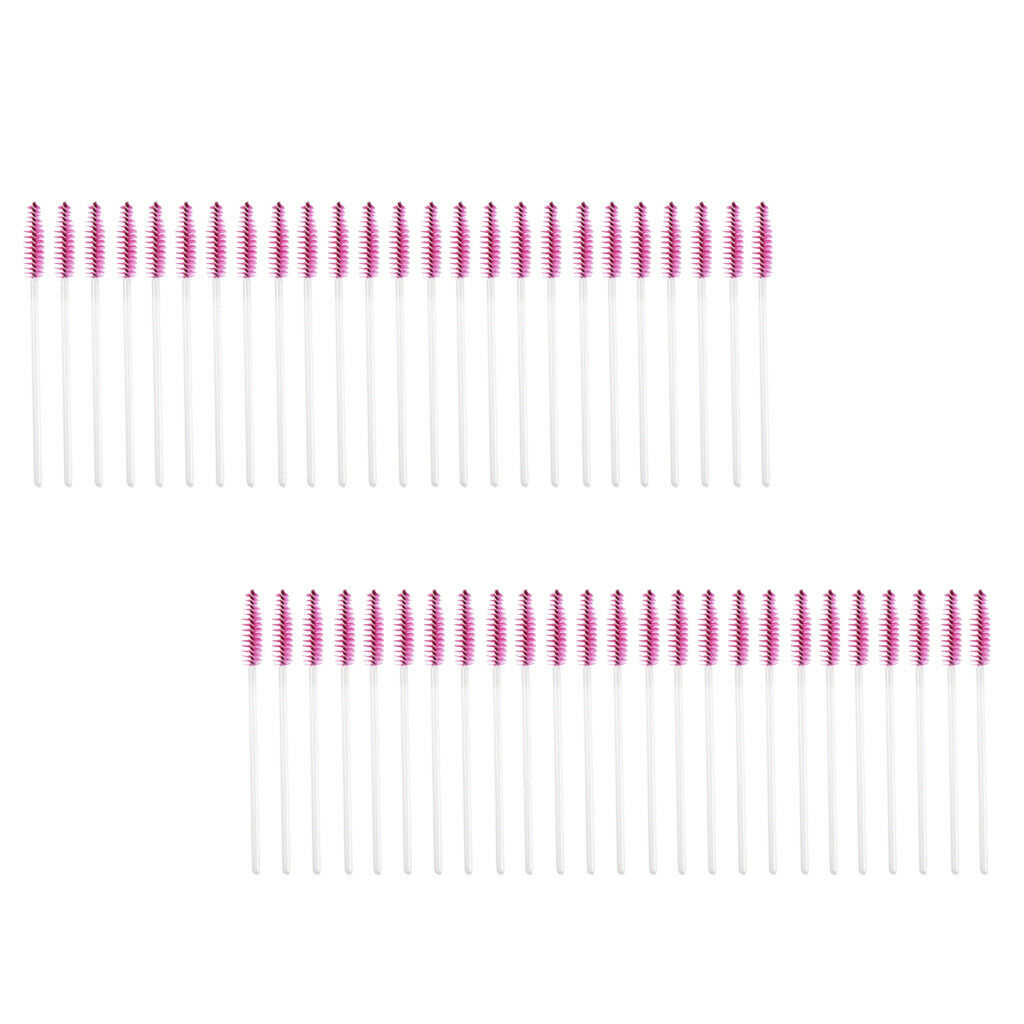 50x Disposable Eyelash Brush Mascara Wands Applicator Tool