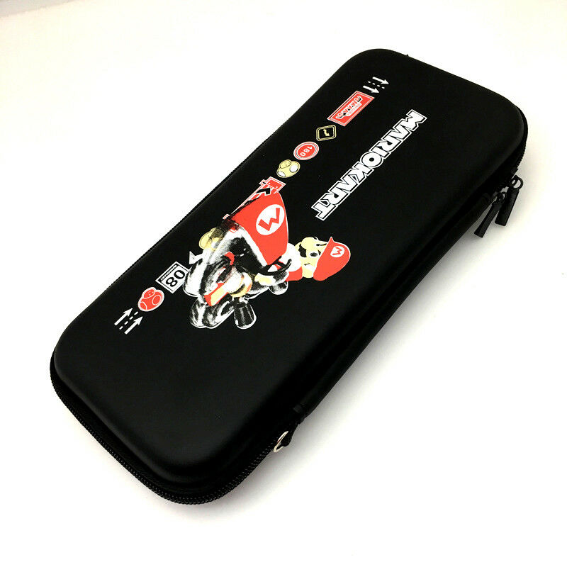 For Nintendo Switch NS EVA Hard Travel Storage Case Bag Protector Mario Racing