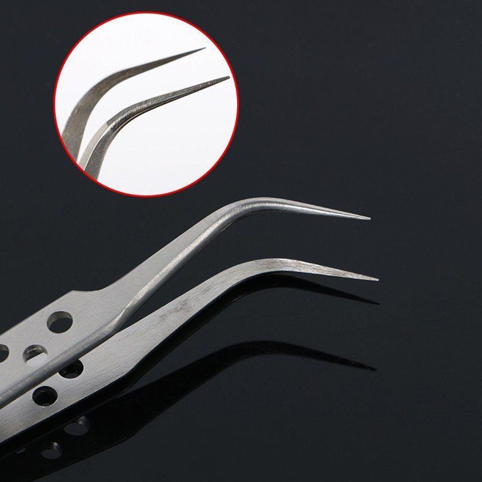 7-SA Precision Stainless Steel Tweezers For Mobile Phone Tablet Repair Tools