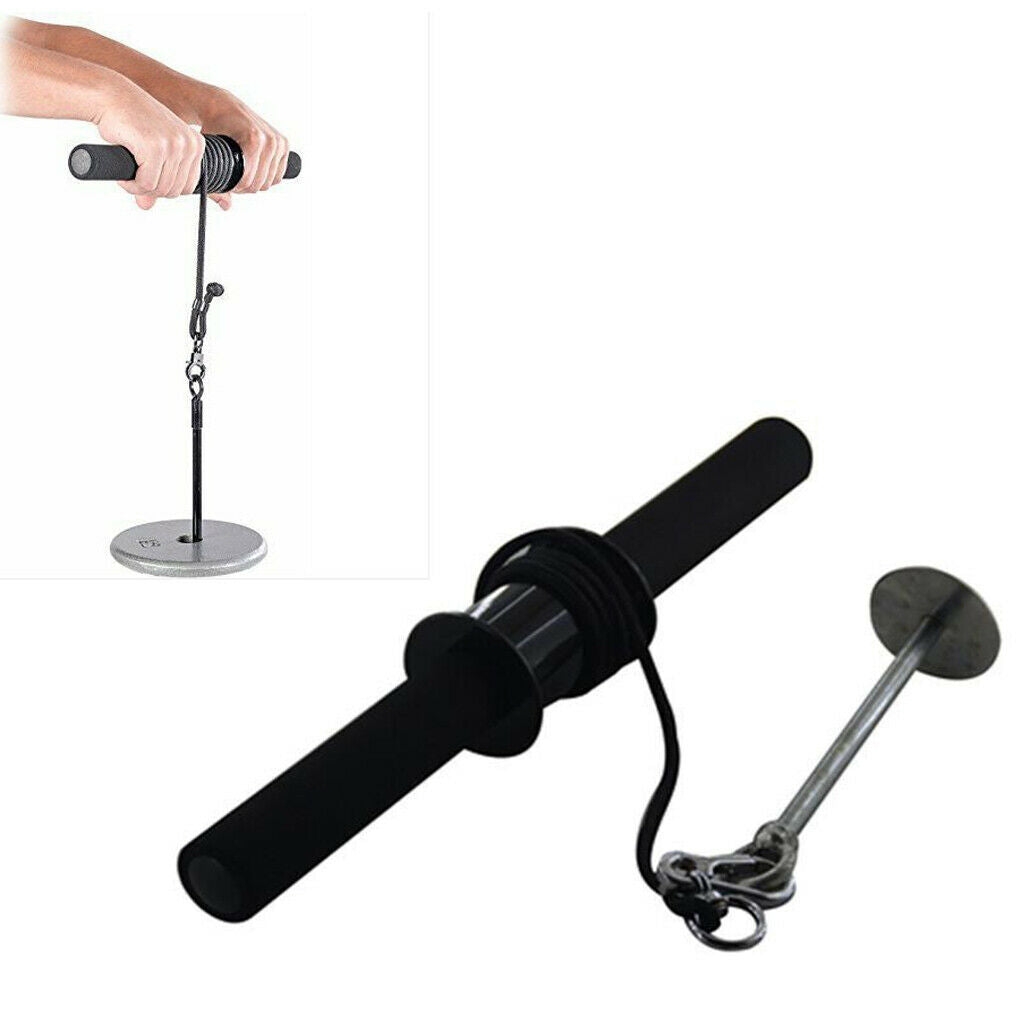 Premium Wrist Roller Forearm Exerciser Curler Equipment Muscle Trainer