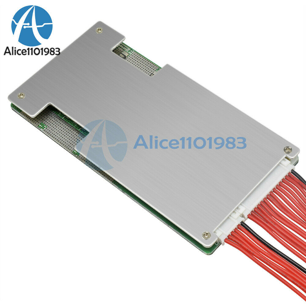 20S 72V Lithium Li-ion Polymer Battery 45A  BMS PCB Board with Balance Board