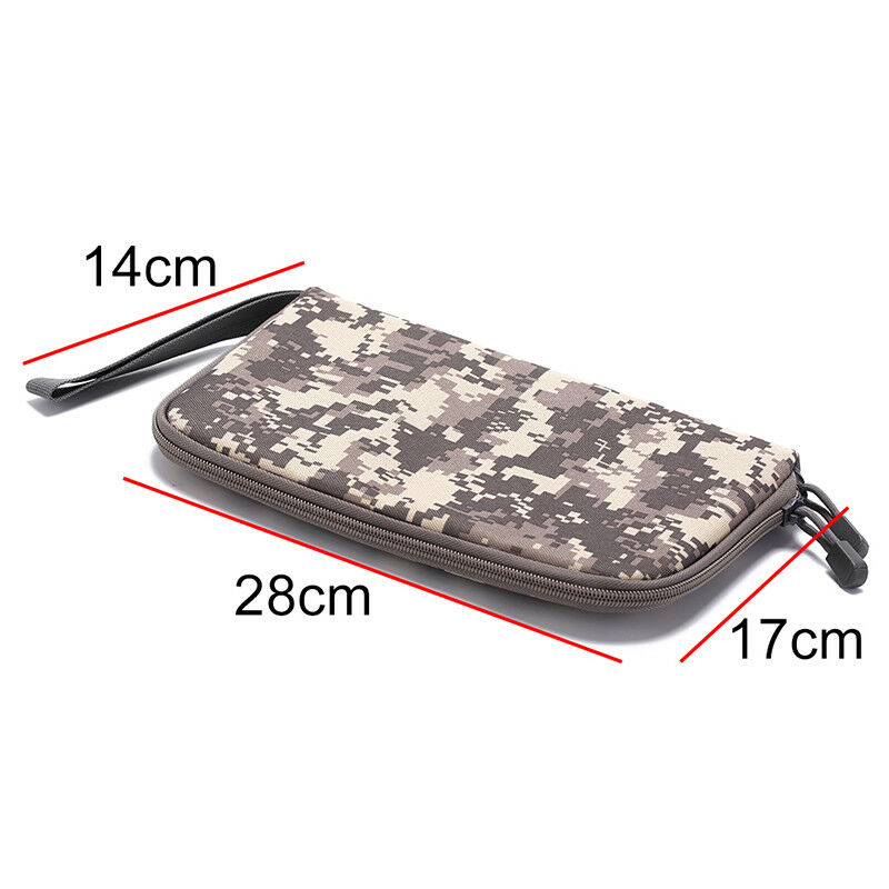 pistol carry bag portable military handgun holster pouch hand gun soft case   FL