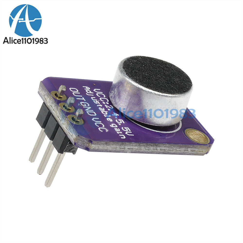 5PCS GY-MAX4466 Electret Microphone Amplifier with Adjustable Gain for Arduino