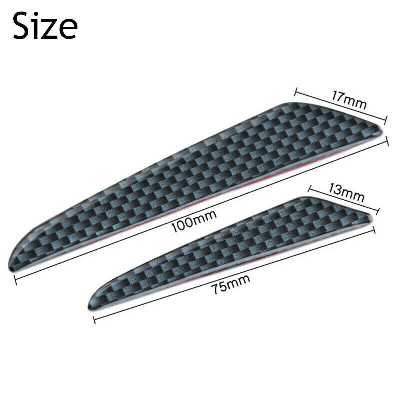 4x Anti-collision Trim Carbon Fiber Car Door Edge Guard Strip Protector B.l8