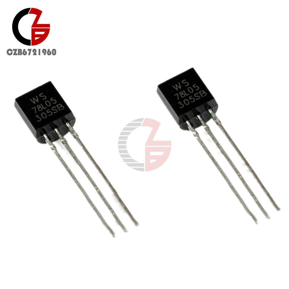 50PCS WS78L05 78L05 TO-92 5V 100mA Voltage Regulator IC