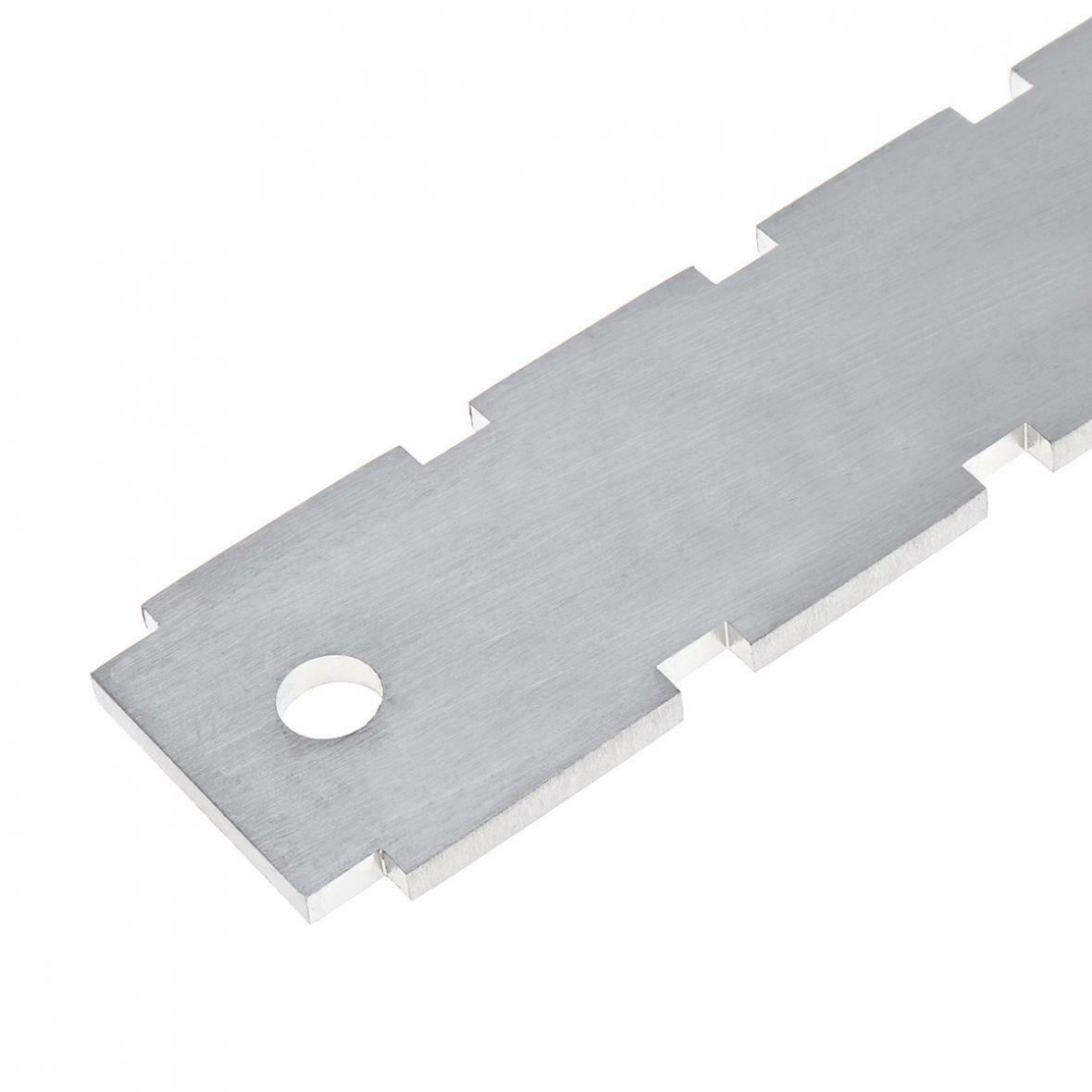 Dual Scale Stainless Steel Guitar Neck Notched Straight Edge Luthiers Tool