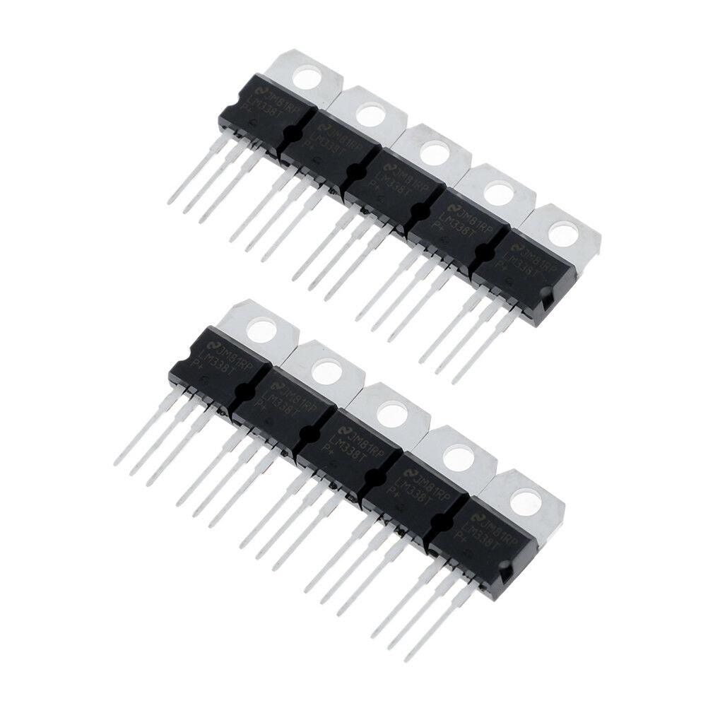 10Pcs LM338T LM338 voltage regulator 1.2V to 32V 5A TO-220 Fad JBBACAWMBECAH SJ