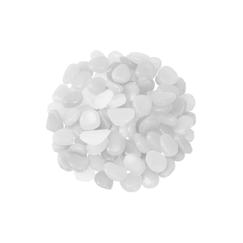 Shop-Story - Phosphostones White: 100 Pebbles Fluorescent Decoration