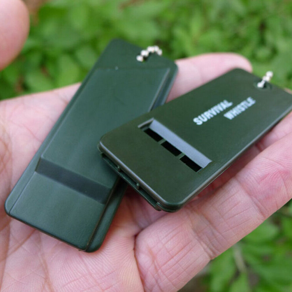 Emergency Survival Whistle Rescue Tool Signal Sound Outdoor Camping Hiking.l8