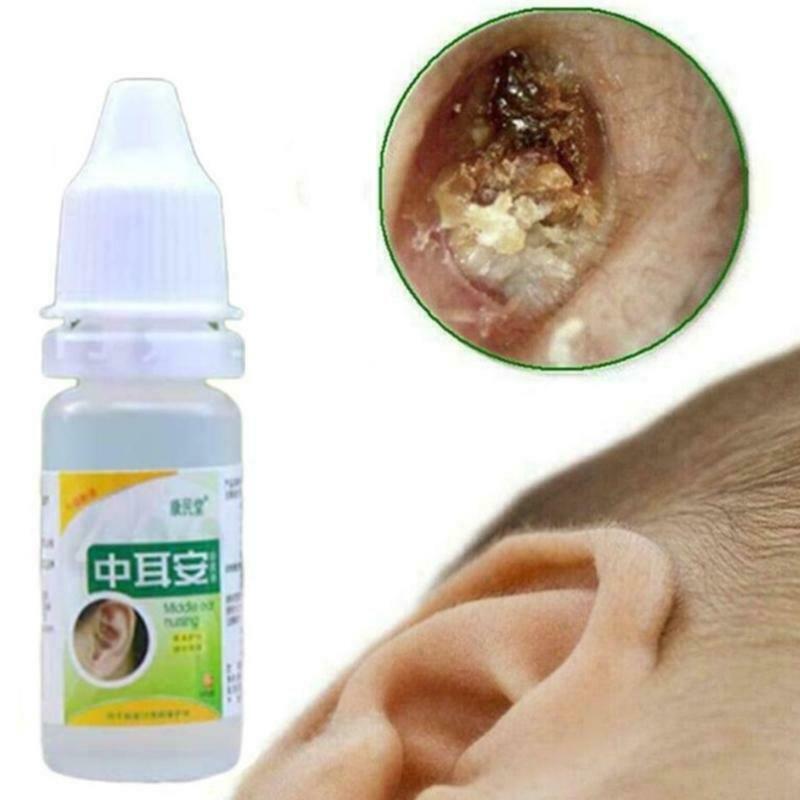 10ml Herbal Ear Nourishing Drops Acute Otitis Media Tinnitus Cleaning Liquid