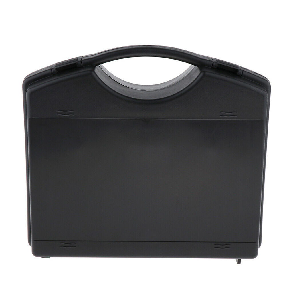 Wireless Microphone Carrying Case Box Fit 2 Micophone Black for MIC Accs
