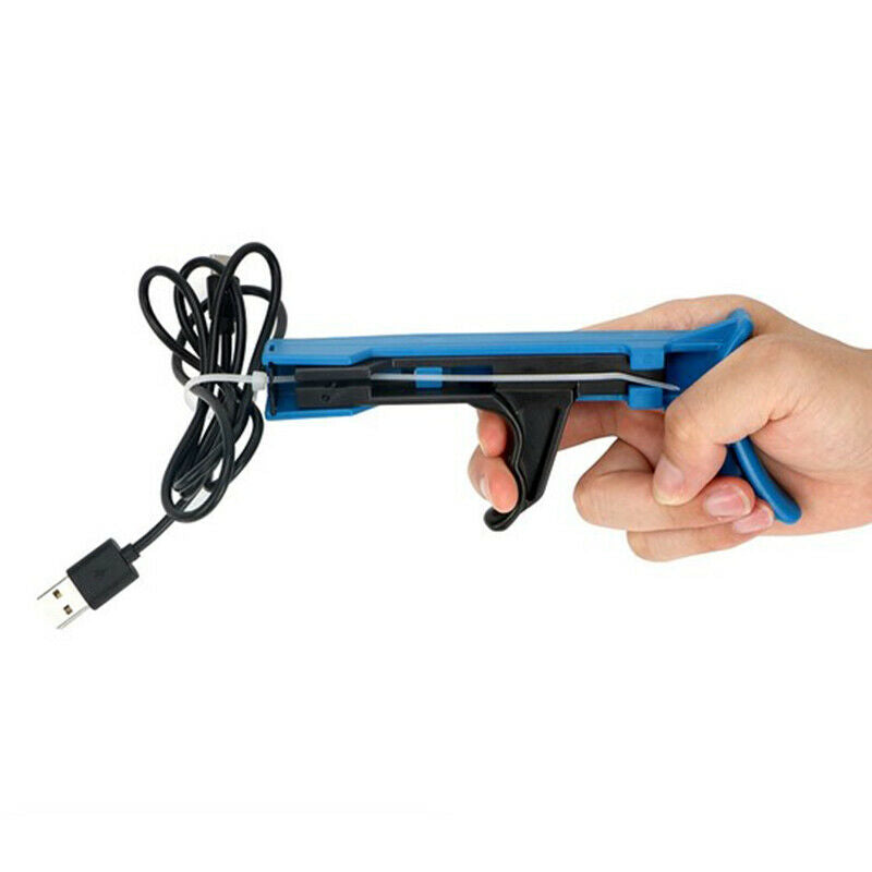 Cable Zip Gun Installation Nylon Fastener Tensioner Tie Cutting Line Tight T SJ